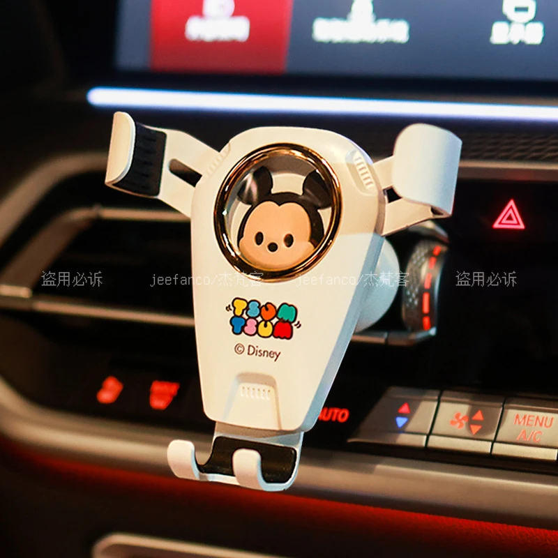 2025新款 车载手机支架 汽车女士导航苹果专用出风口支撑可爱网红