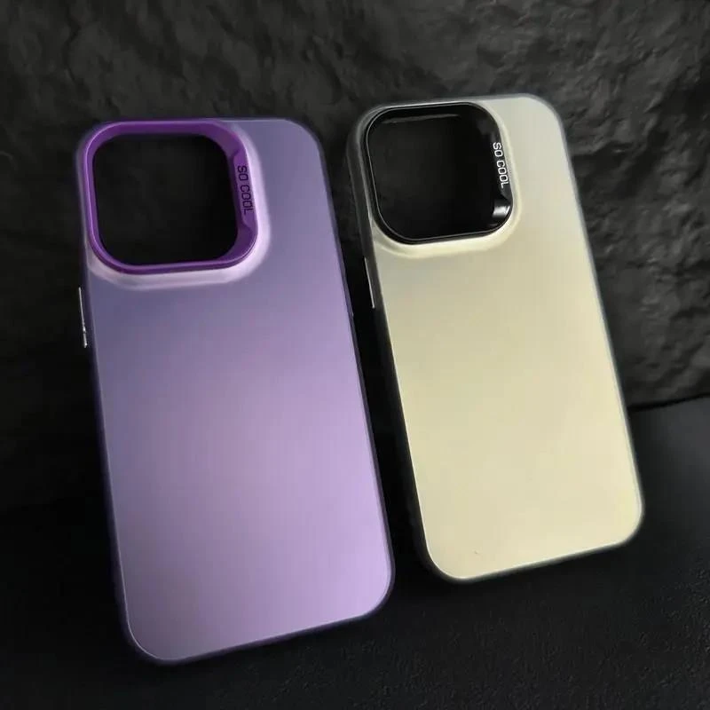 适用苹果14手机壳iPhone14promax高级感磨砂13/12哑光彩银11超薄