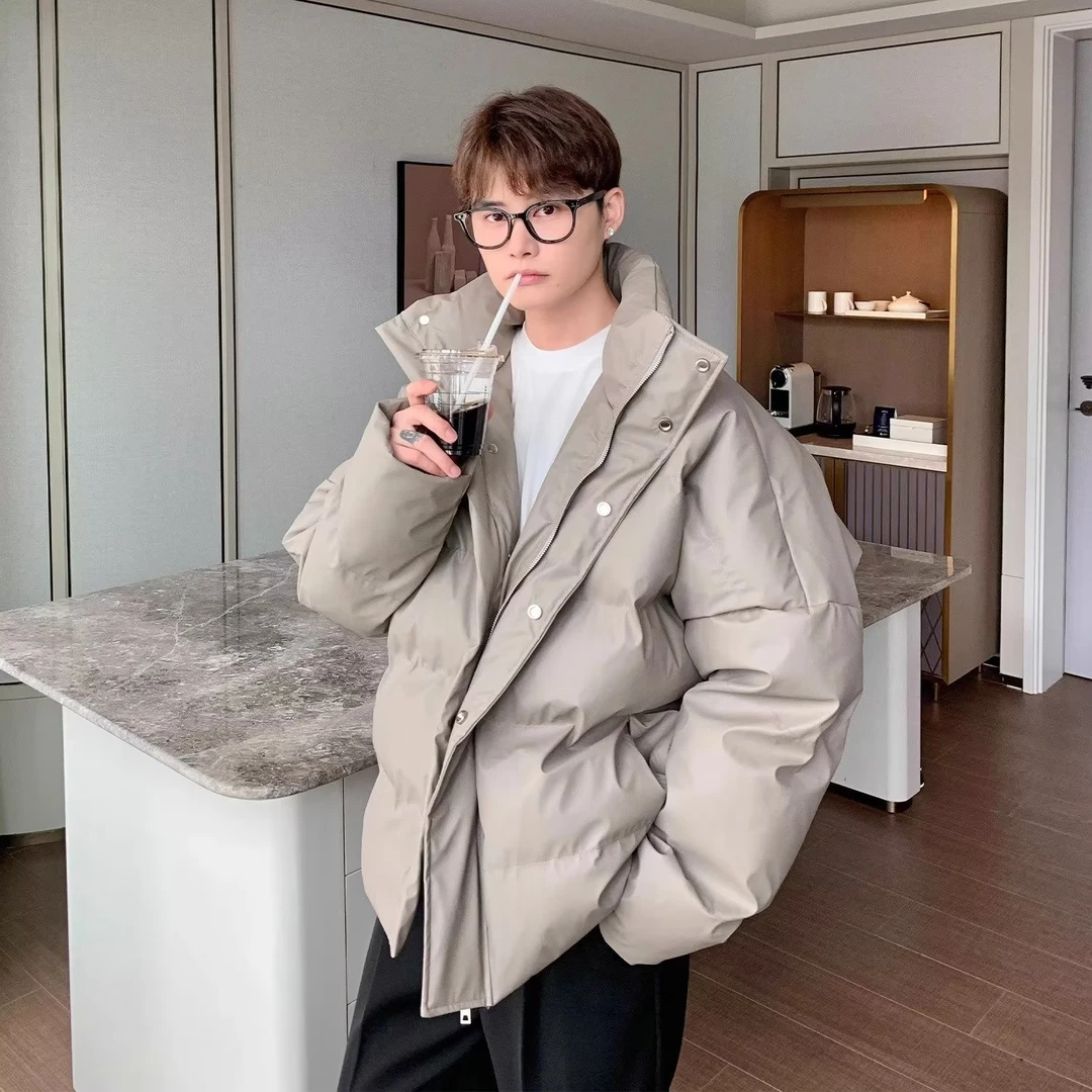 2023新款棉服冬季ins风男装加厚美式街头潮流棉袄衣服外套