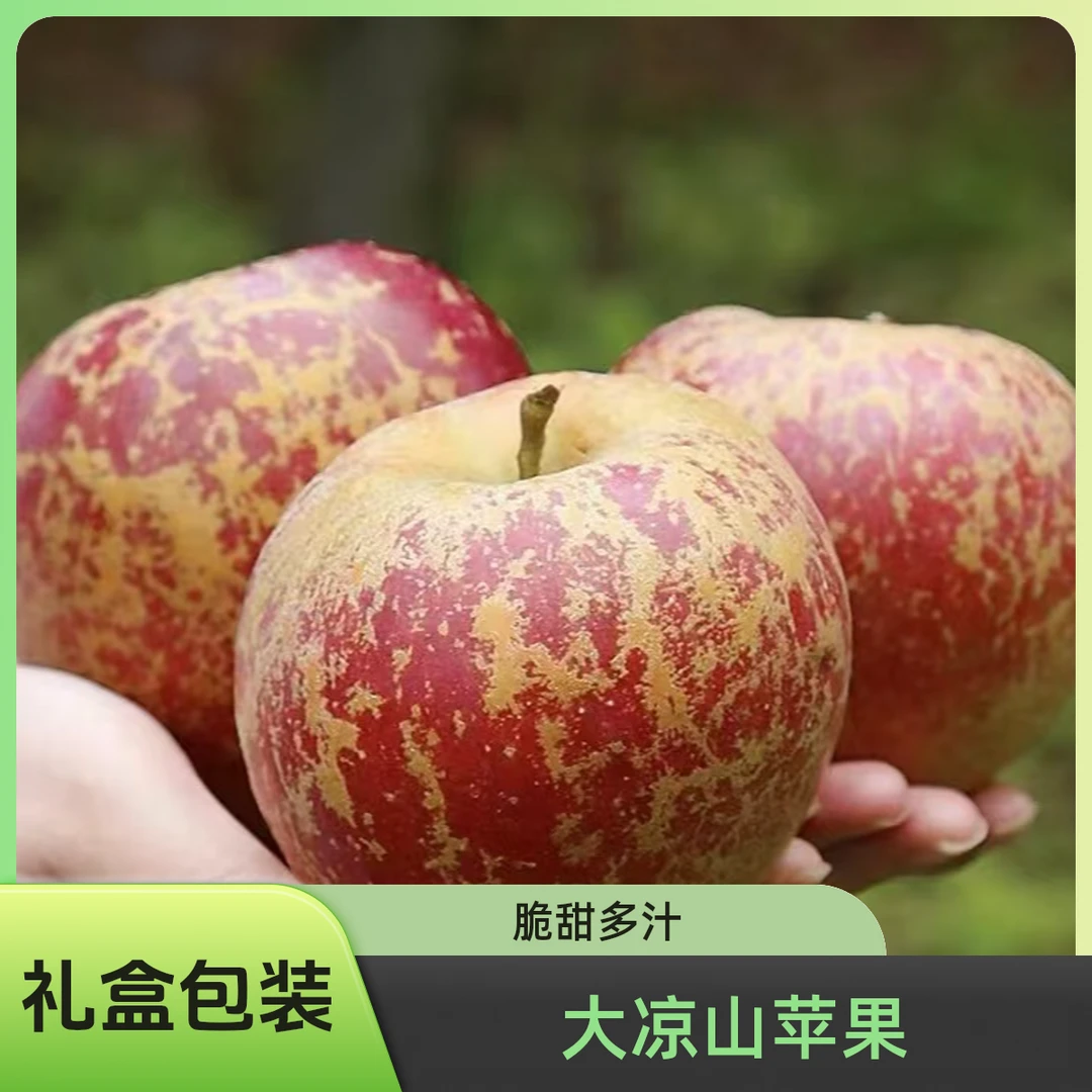【礼盒包装】（净果3.5-4斤）正宗大凉山丑苹果无人工干预（食客推选）