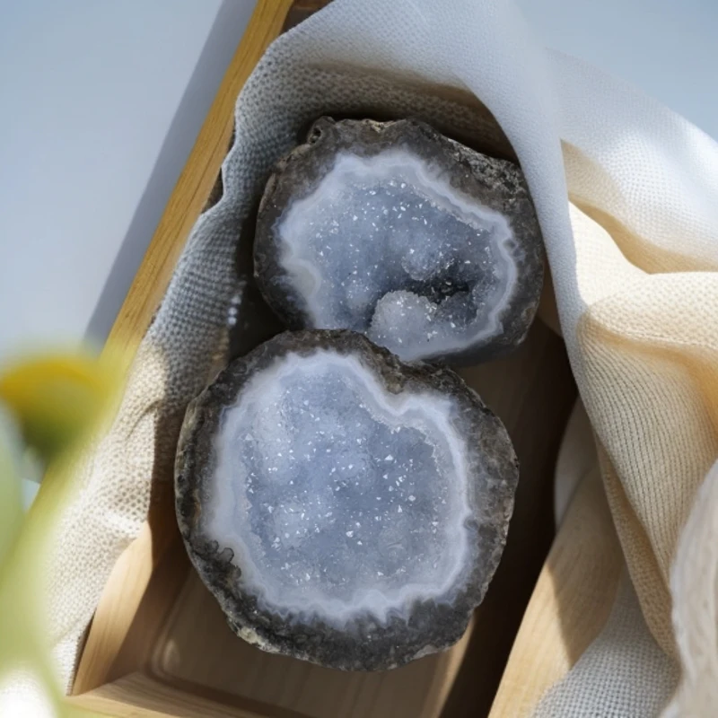 天然精美墨西哥晶洞摆件（专拍链接手工拍下不退不换）