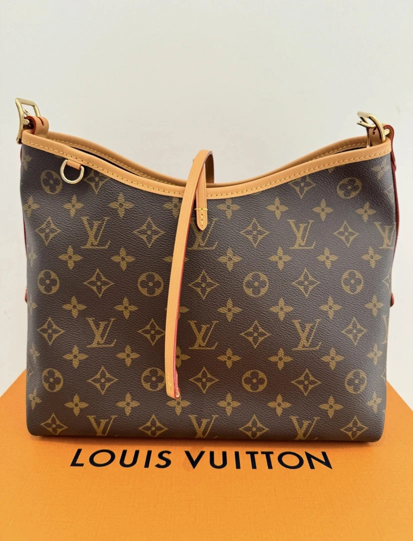 99新 LouisVuitton/路易威登 carryall小号/女士手提斜挎包