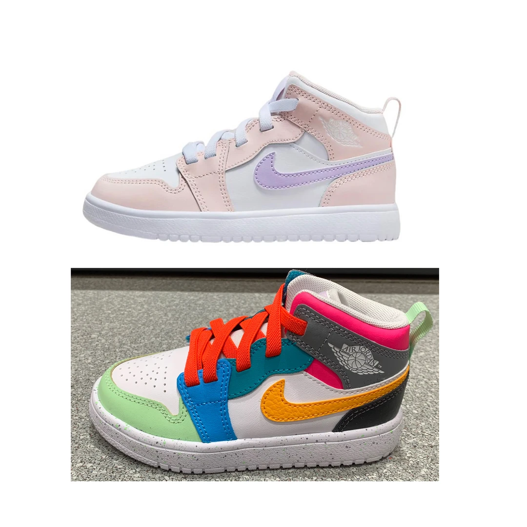 Nike/耐克JORDAN 1 MID ALT SE (PS)乔一新款运动鞋男女可穿正品