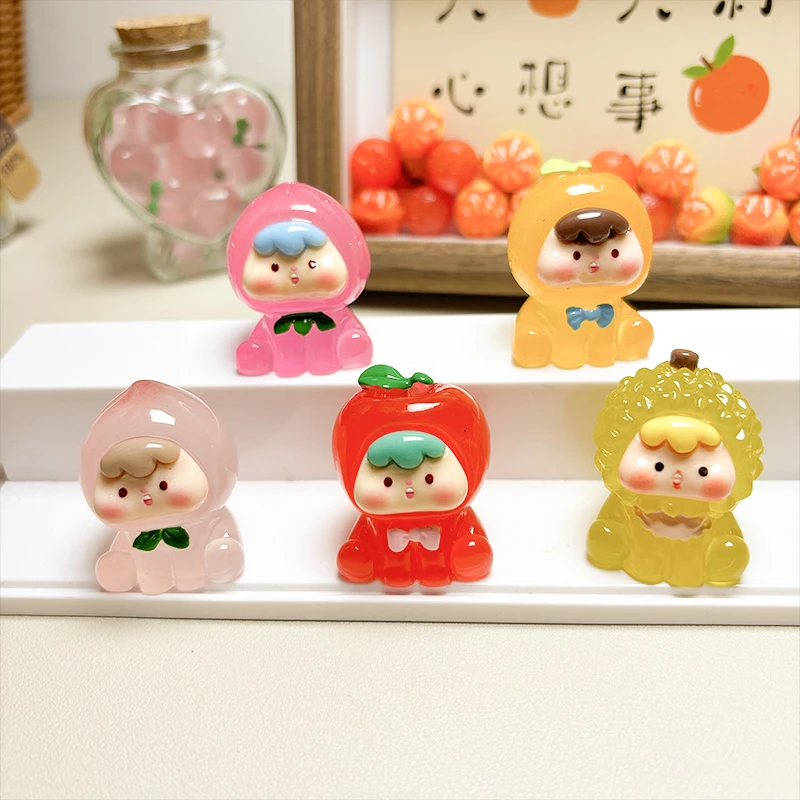 Xia夜光【许愿+对对碰+三连+老六】水果仔崽夜光手工DIY摆件