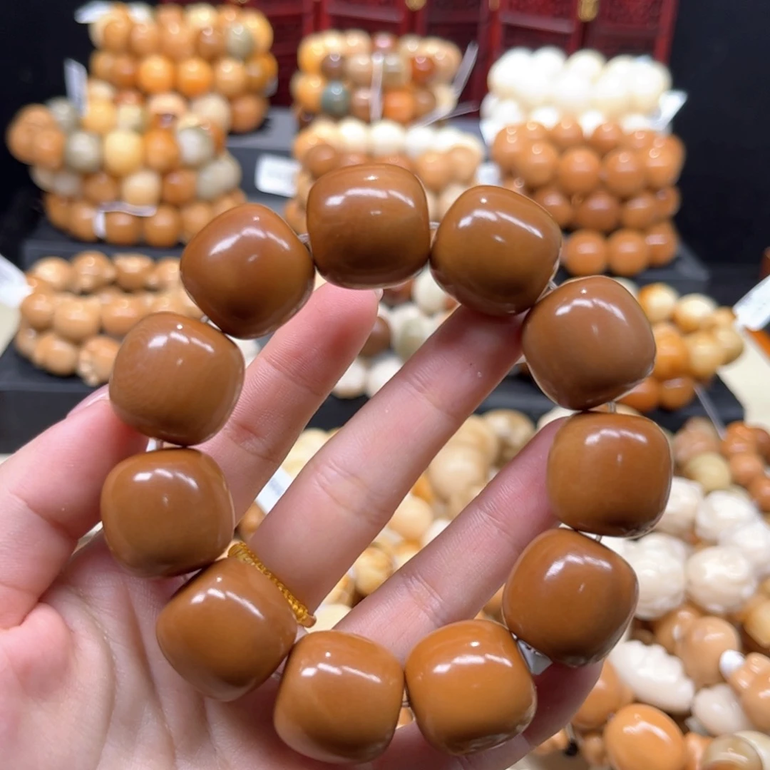 白玉菩提手串象牙果风化10.7 135