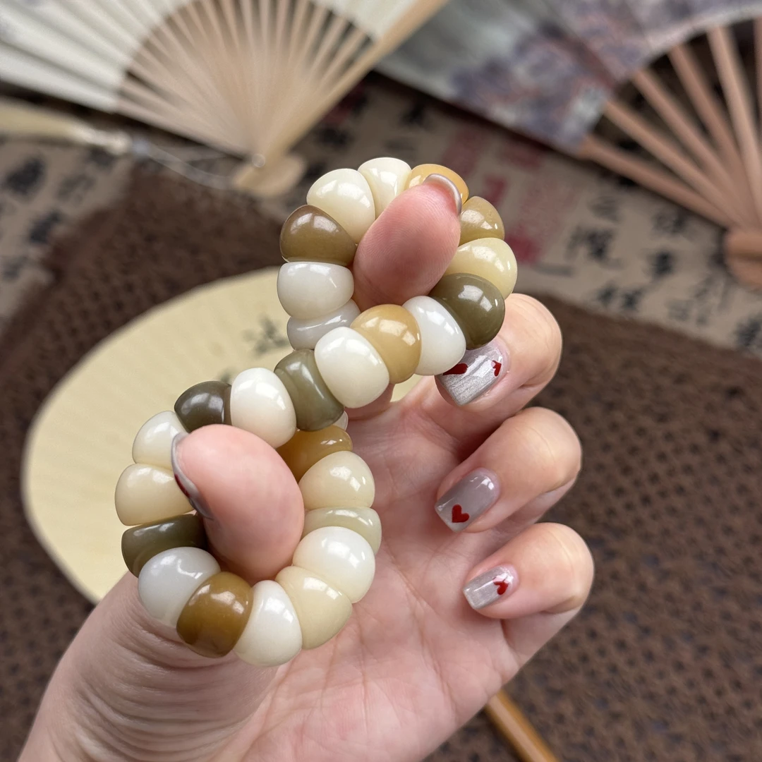 古韵菩提根原生态山竹大肠男女文玩盘玩绕指柔配饰挂饰