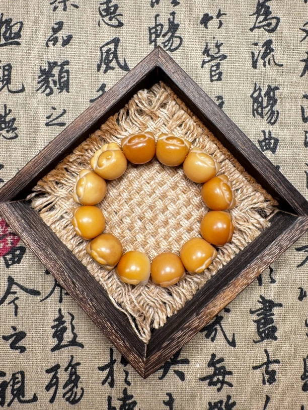 菩提根爱心猫爪可爱文玩少女心手串男女盘玩绕指柔饰品礼物小惊喜