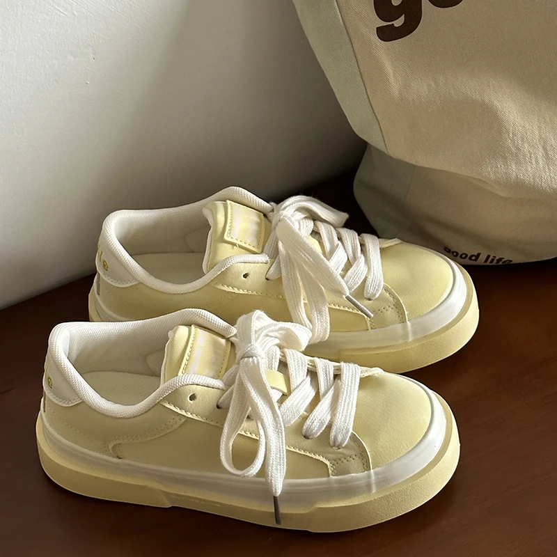 玲芽奶fufu小白鞋学生百搭秋季女鞋2024新款春秋小众板鞋ins潮