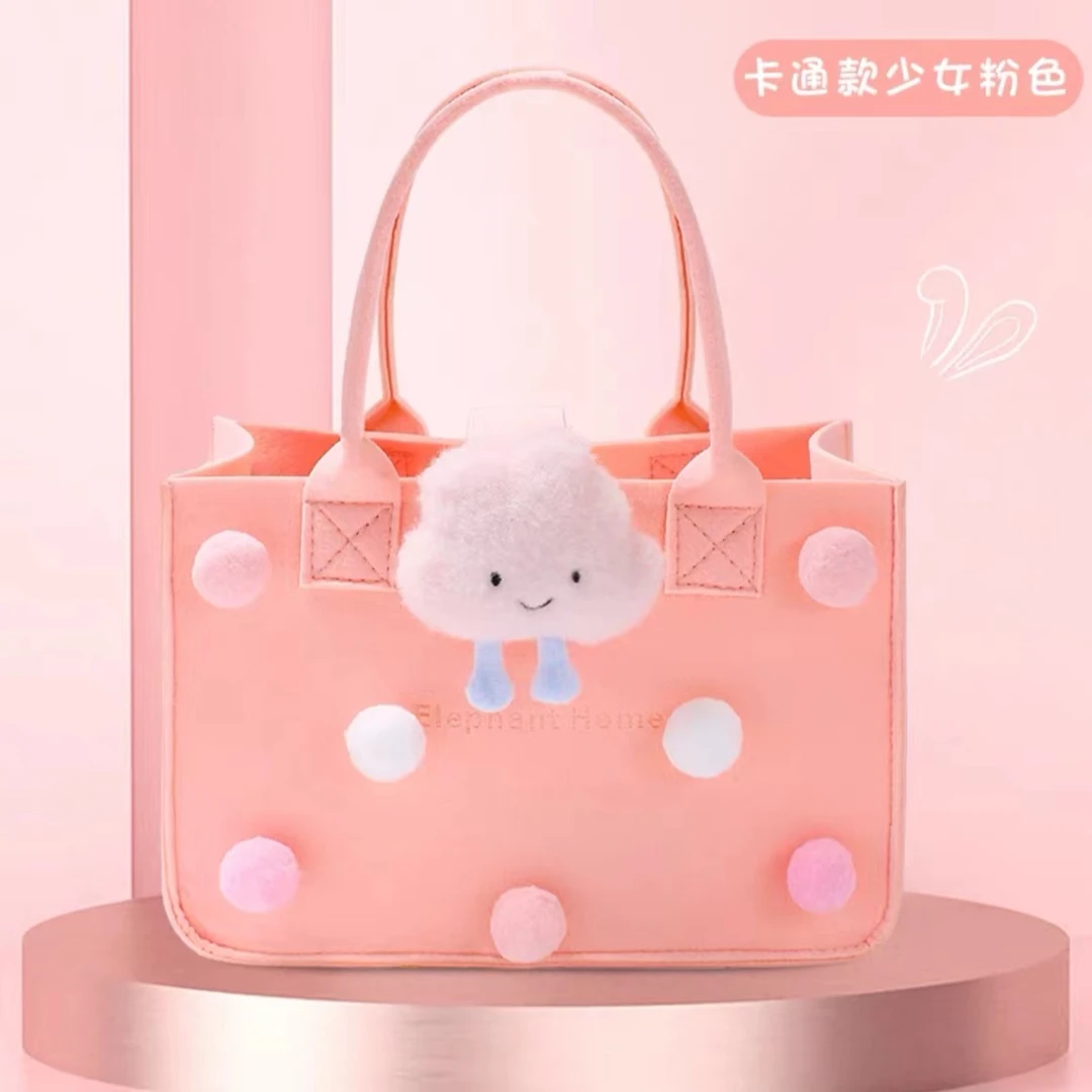 【拍一发二】卡通旅行包包回礼手提袋宝宝满月酒伴手礼盒