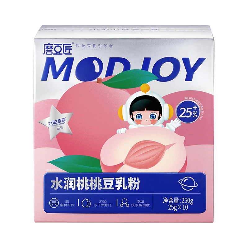 【会员抽奖】九阳豆浆冻干果粒水润桃桃磨豆匠豆乳粉低甜原味高蛋白