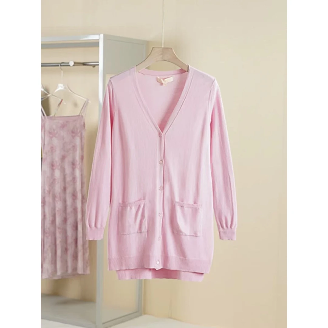 2517 2024秋气质时尚百搭休闲宽松针织开衫