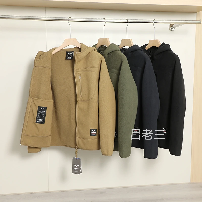 秋冬硬货！470G男女款双面绒卫衣外套摇粒绒保暖24007