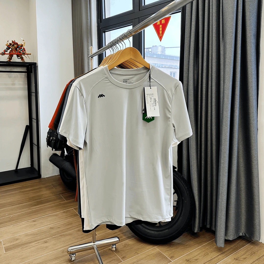 凉感速干透气大弹力！夏季新款男士圆领短袖T恤运动打底T恤191