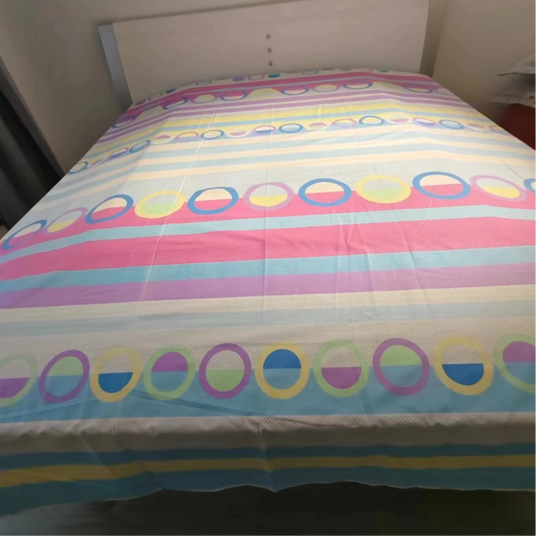 全棉小帆布双人床床单