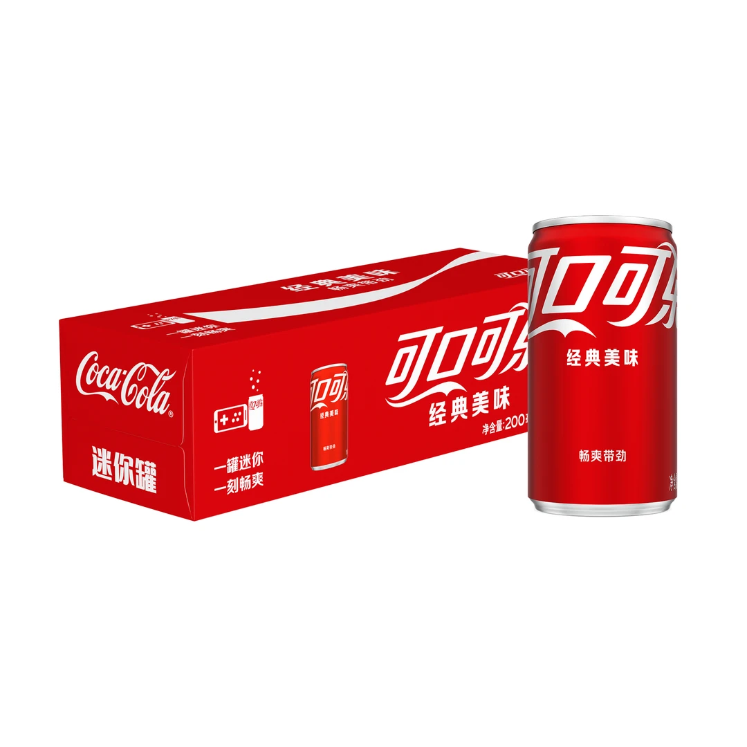 可口可乐 汽水(迷你罐) 200ml*12