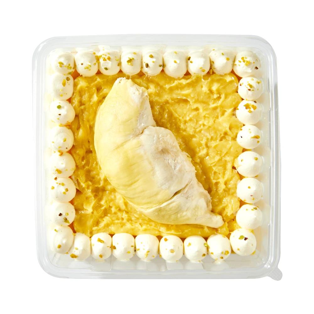 盒马烘焙 霸气榴莲盒子蛋糕  630g