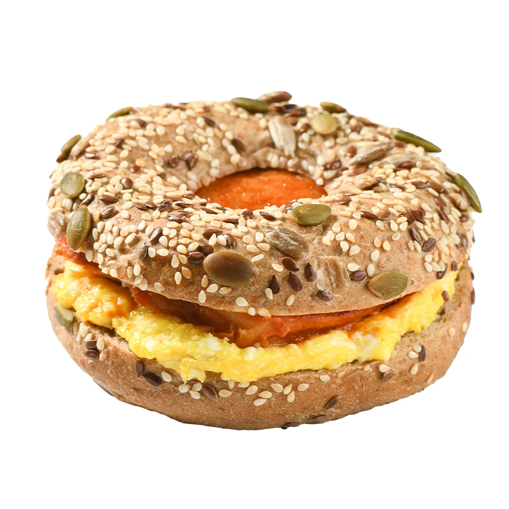 盒马烘焙 鸡排蛋沙拉贝果三明治 180g
