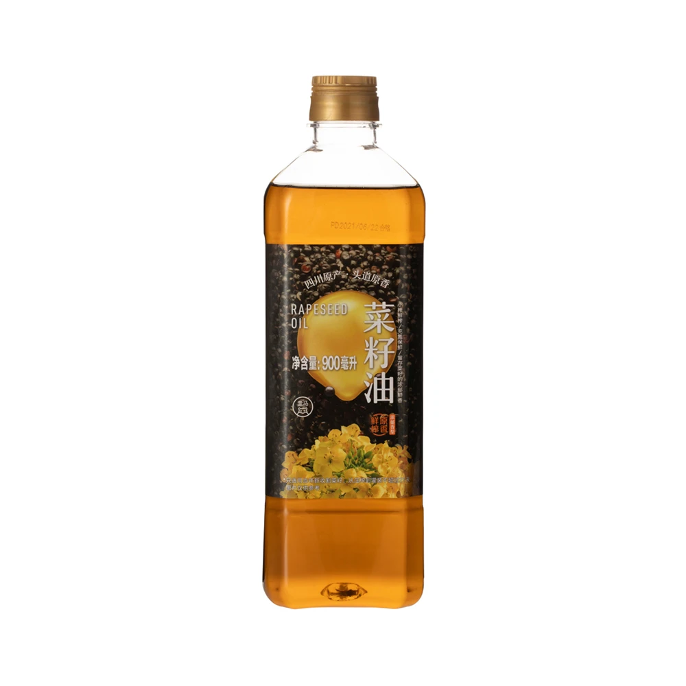 盒马 鲜榨原香菜籽油(浓郁香型) 900ml