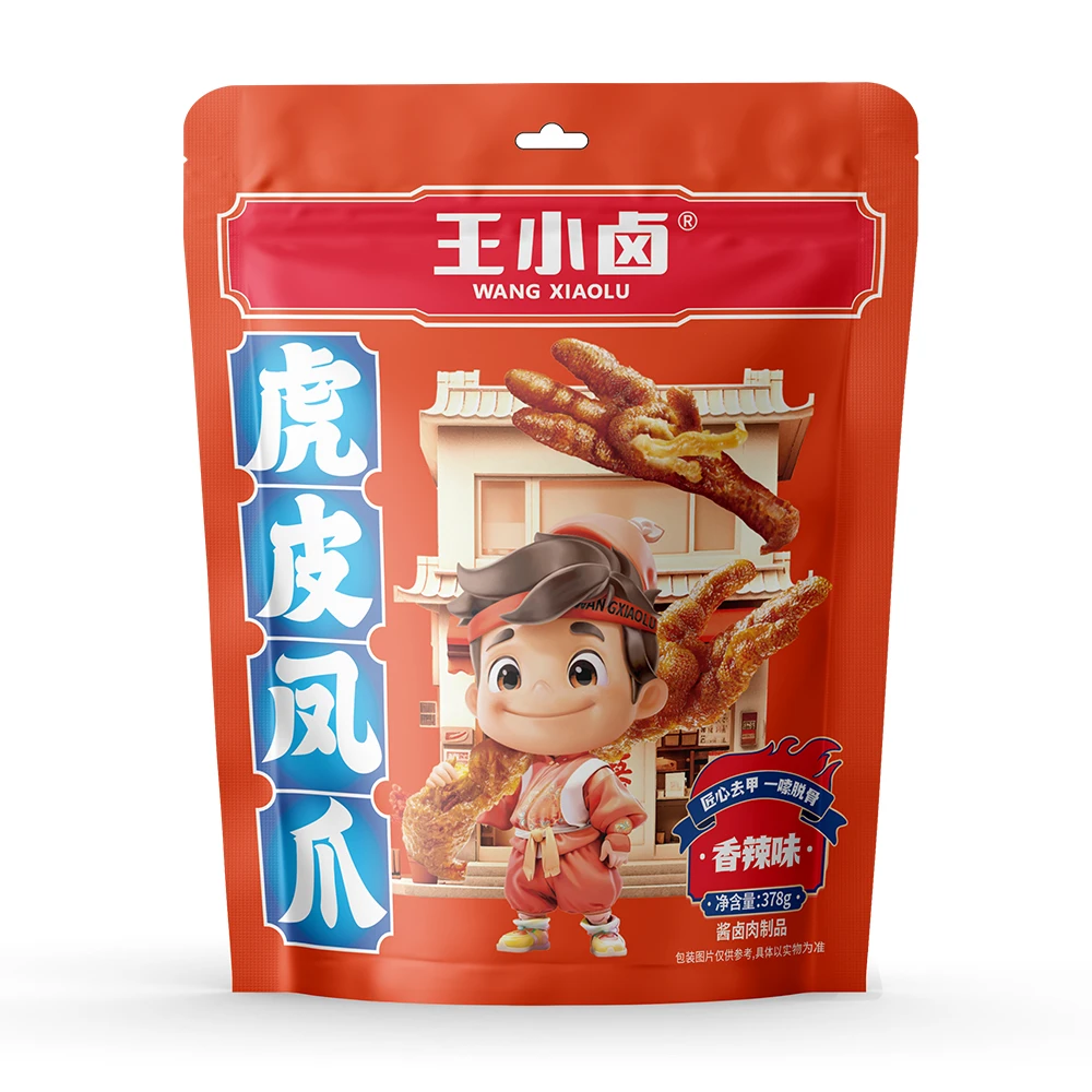 王小卤 虎皮凤爪 香辣味 378g