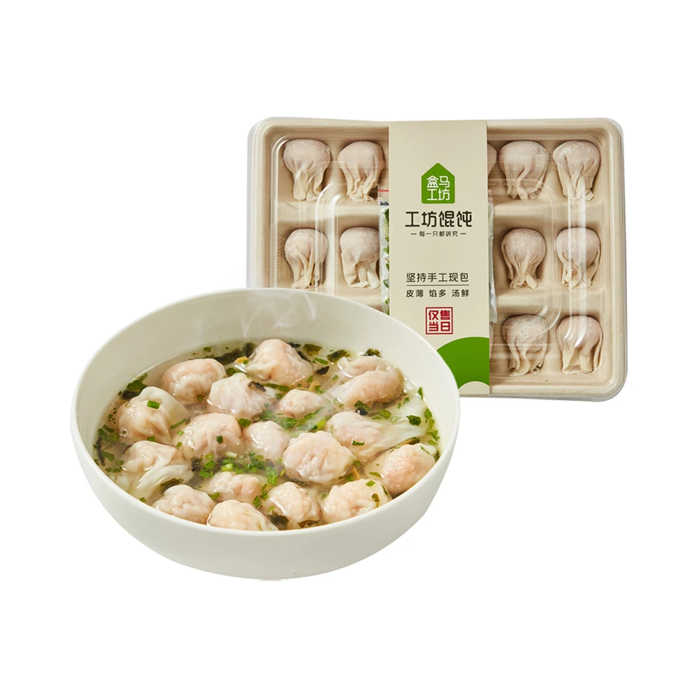 【手工现作】盒马工坊 鲜肉小馄饨-生 150g