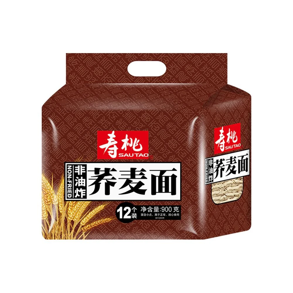 寿桃 非油炸荞麦面(12个) 900g