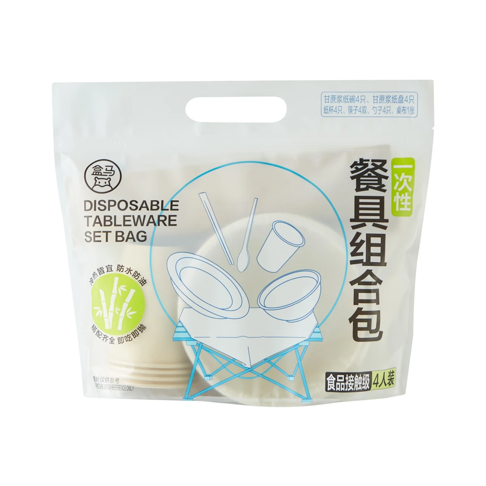 盒马一次性餐具组合包 4人份
