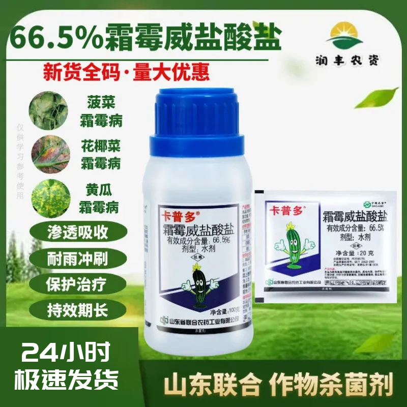 卡普多 霜霉威盐酸盐 猝倒病黄瓜菜霜霉病疫病普力克杀菌剂农药