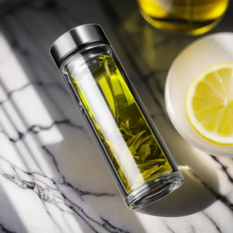 双层玻璃杯耐高温防爆办公商务高端便携定制男女泡茶智能显温杯子