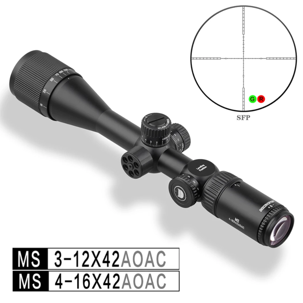 发现者 MS 4-16X42AOAC 增强抗震性 八倍镜 十字 单筒望远镜