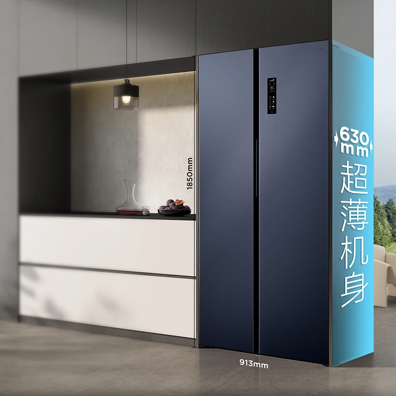 TCL 550升超薄零嵌系列双开对开门家用嵌入式电冰箱 R550T9-SQ