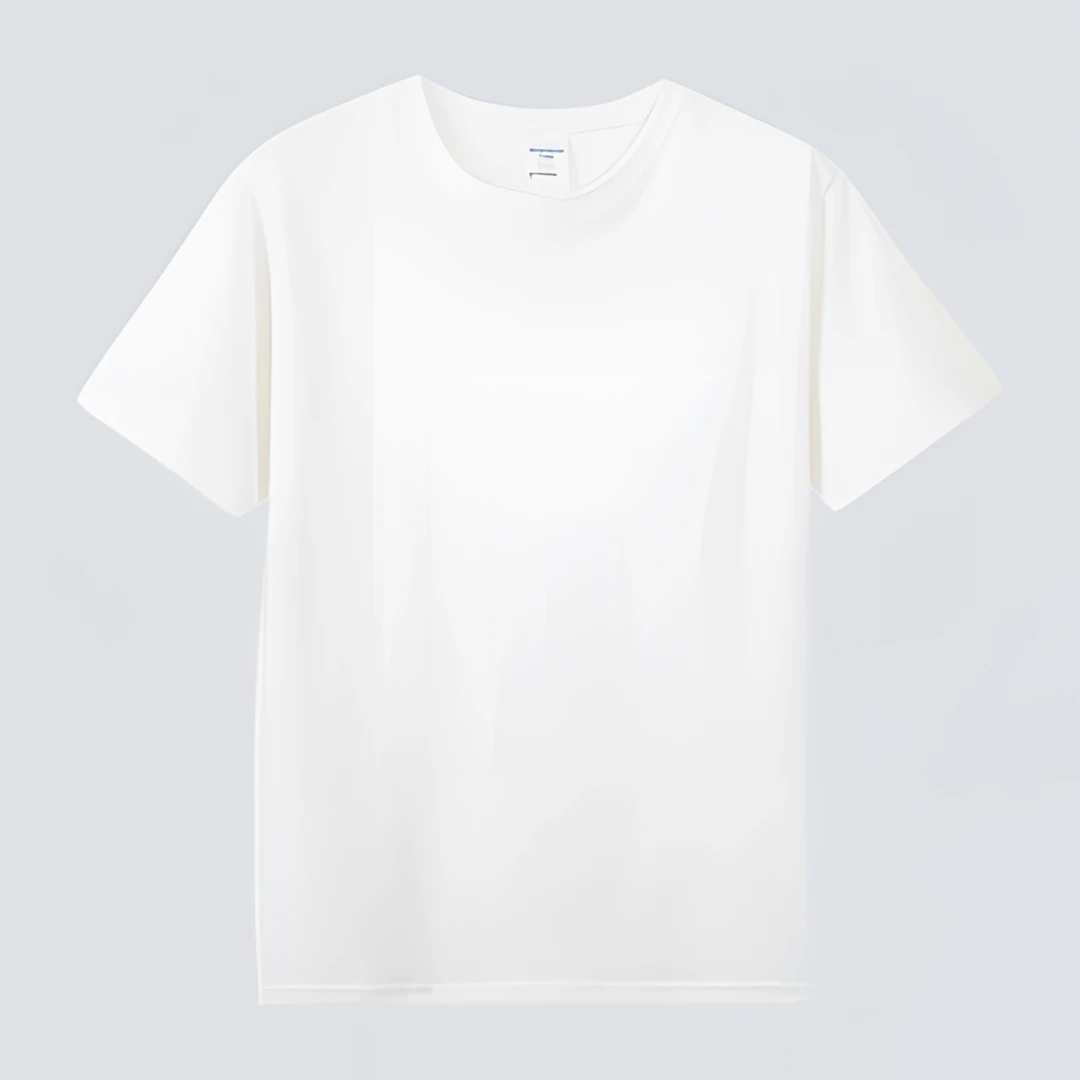 夏季棉质舒适短袖100%全棉短袖正肩T恤情侣男女圆领短袖夏季透气