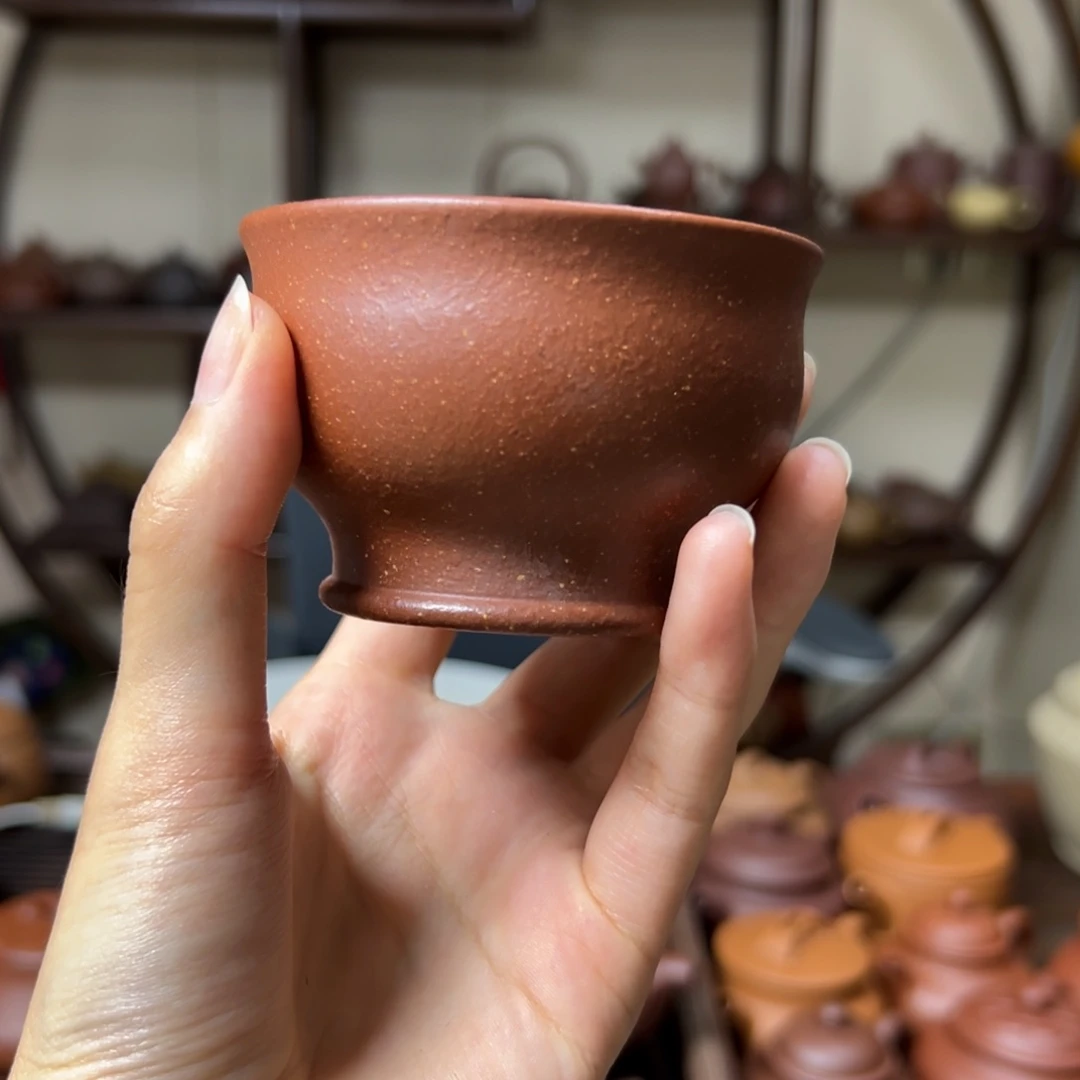 紫砂茶壶红将破主人杯100