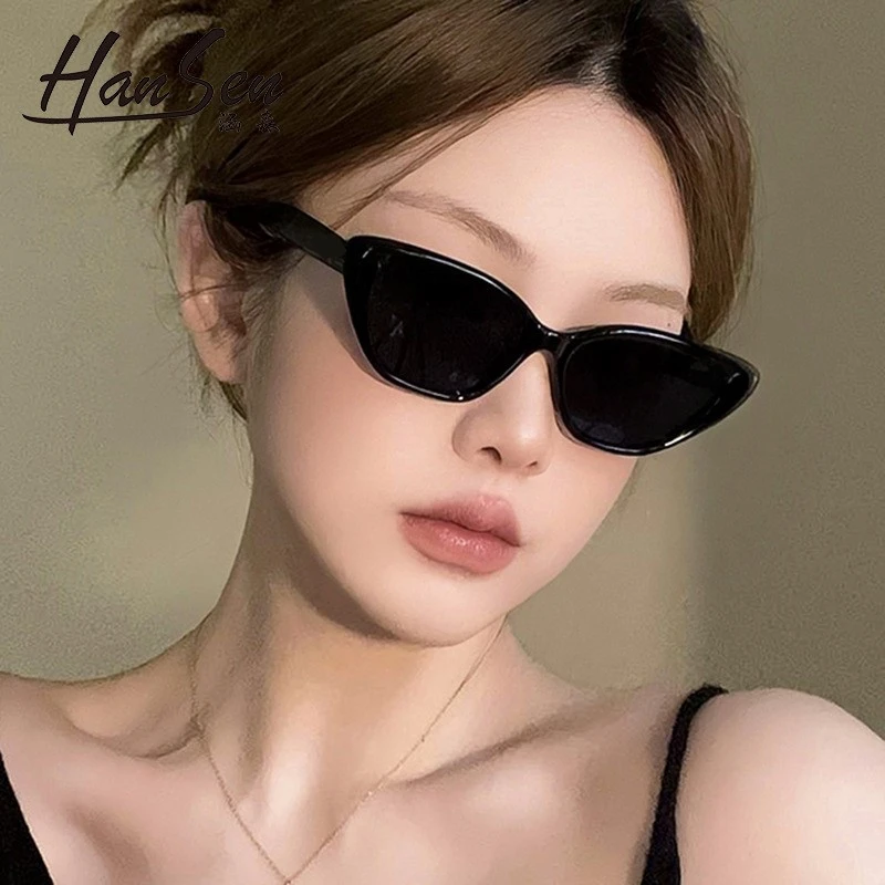 猫眼墨镜辣妹个性高级质感方圆脸显瘦气质欧美街拍网红爆款太阳镜