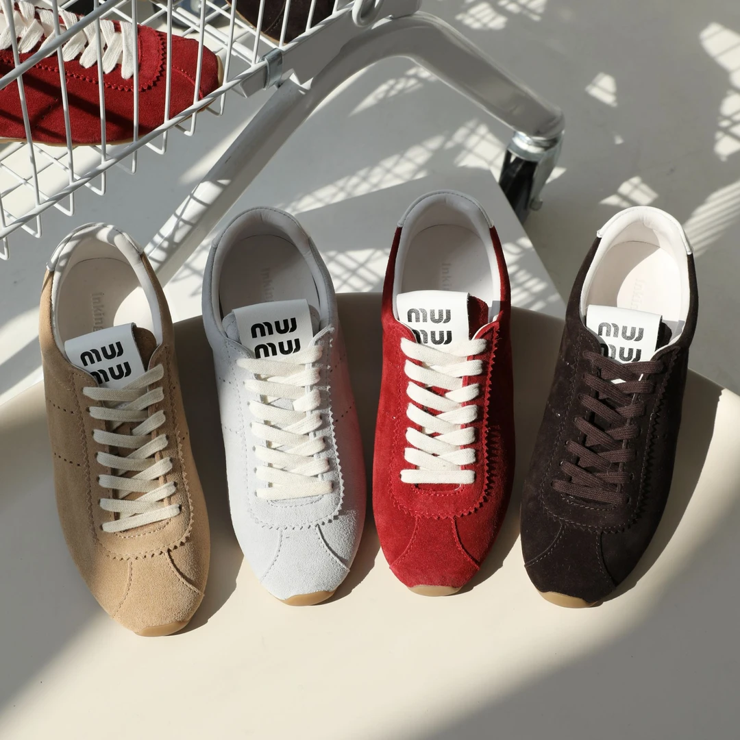 InkingPot彭姐 轻便软底阿甘鞋女时尚运动休闲女鞋复古德训鞋