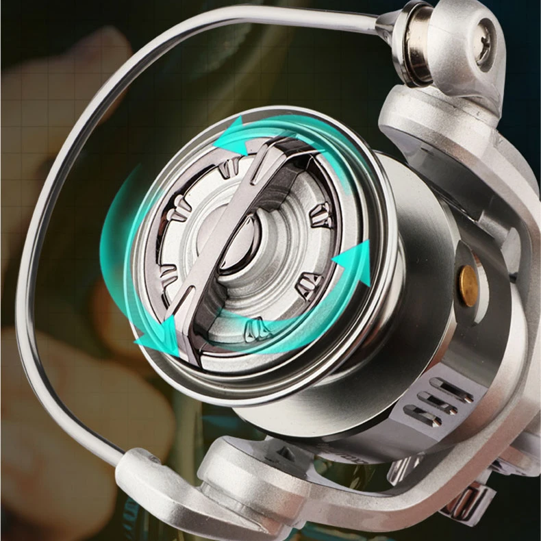 白龙吟超顺滑远投防海水耐腐蚀金属主体高强度远投 泛用纺车轮