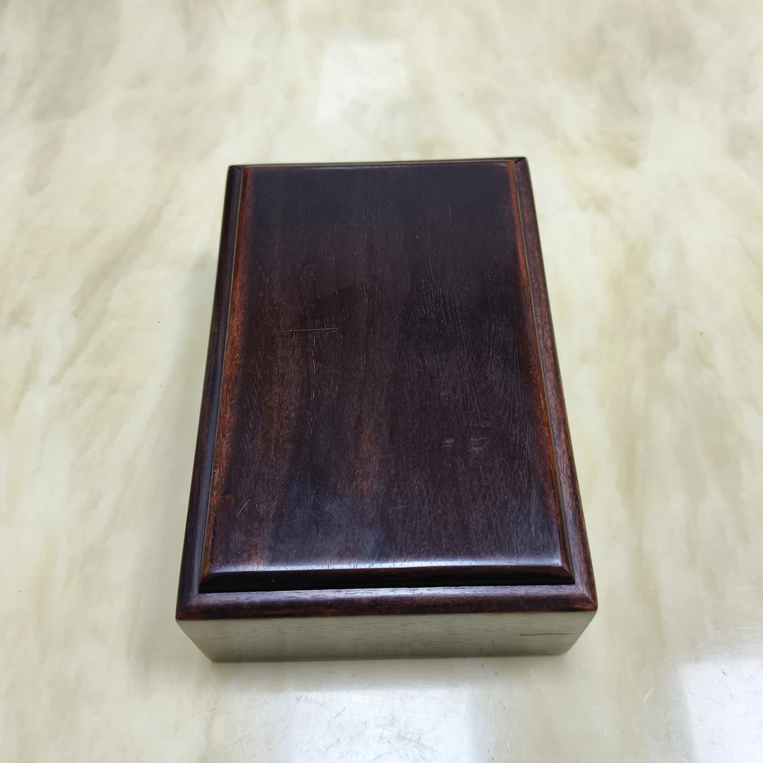 非洲小叶紫檀纯手工打磨首饰盒外部尺寸150*100*50mm