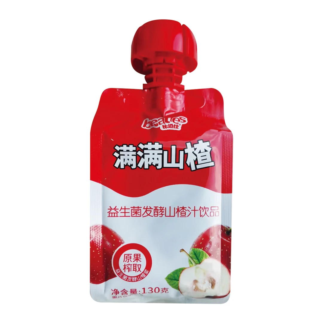 比逗仕满满山楂130g益生菌发酵山楂汁饮品解渴解腻果汁儿童