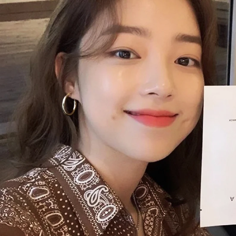 亚克力耳饰耳饰银针素圈耳环爆款耳钉女耳圈网红同款耳饰