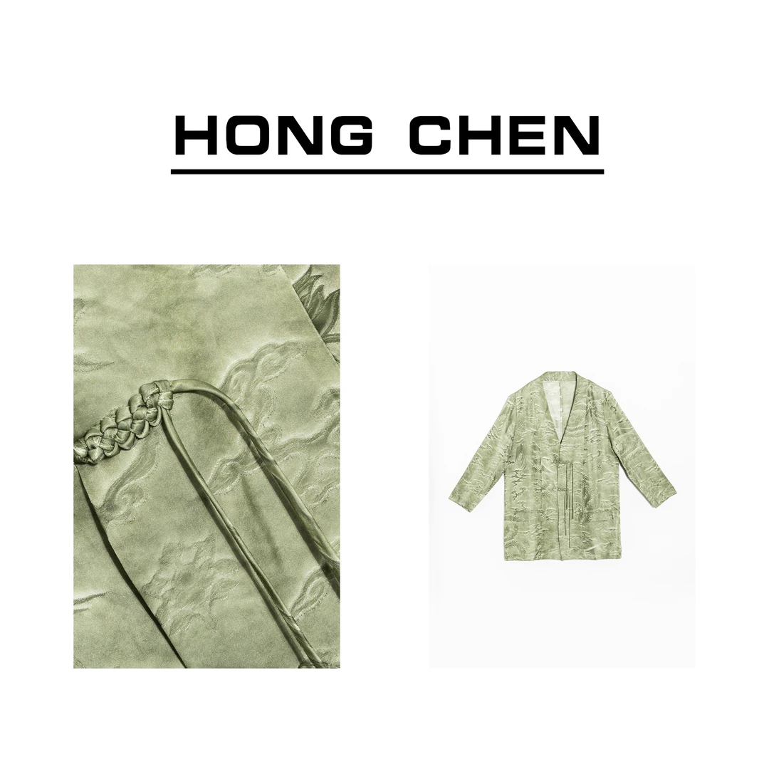 【虹辰·桑蚕丝】高端气质时尚外套高级感优雅减龄年轻的国风HC1055