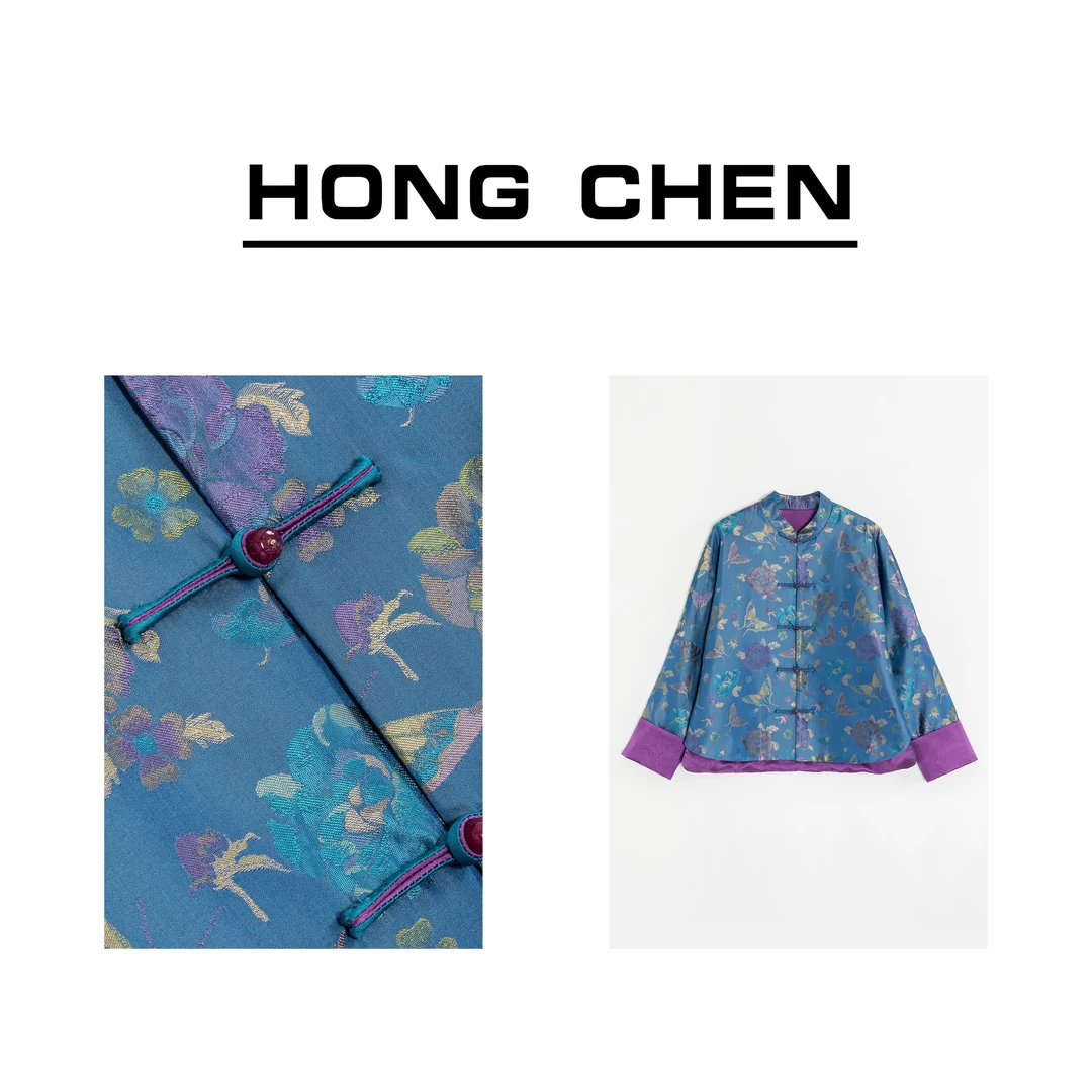 【虹辰·宋锦】高端桑蚕丝上衣高级感气质优雅时尚中式减龄外套HC957