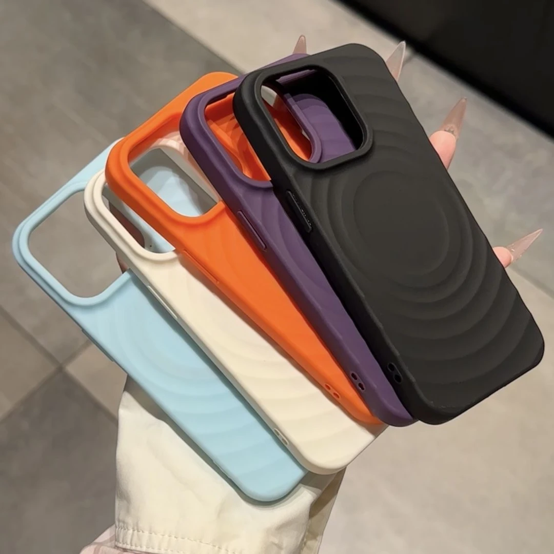 简约纯色肤感适用苹果13防摔外壳iPhone15promax磨砂15/14创意ins