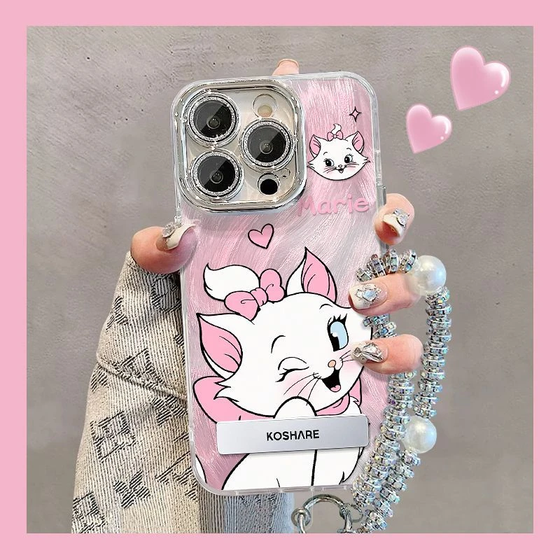 玛丽猫咪苹果13/15promax手机壳女iPhone11/12/14Plus手机套全包
