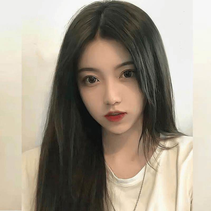 假发女中分长发气质黑长直发长款无刘海网红自然隐形无痕全头套式