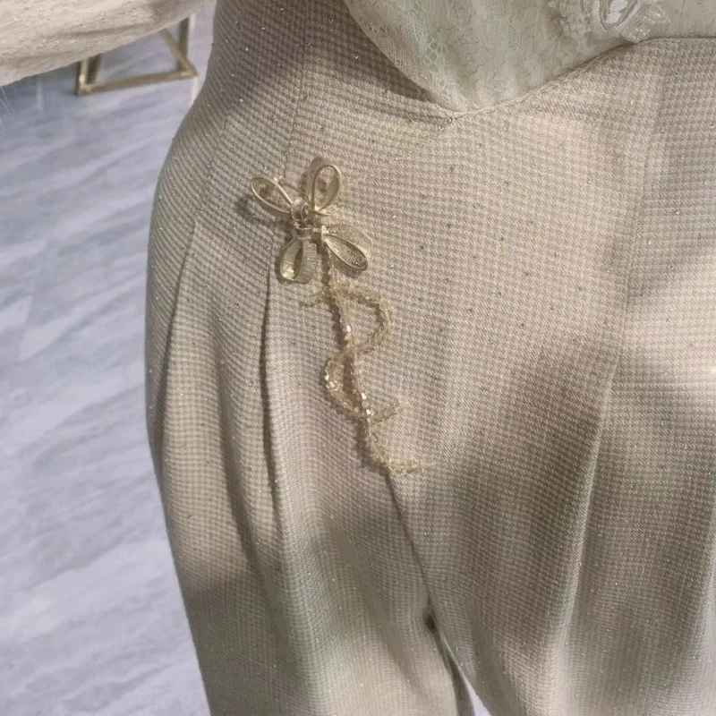 SEJI/瑟纪logo金花闪闪裤装