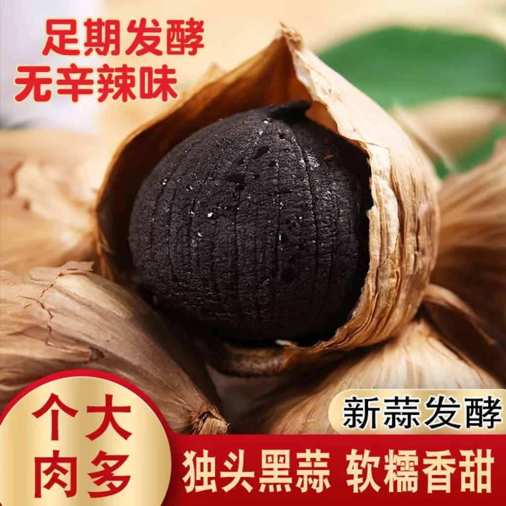 网红黑蒜150克/瓶 可炖黑蒜排骨番鸭汤山东独头蒜 足期发酵酸甜