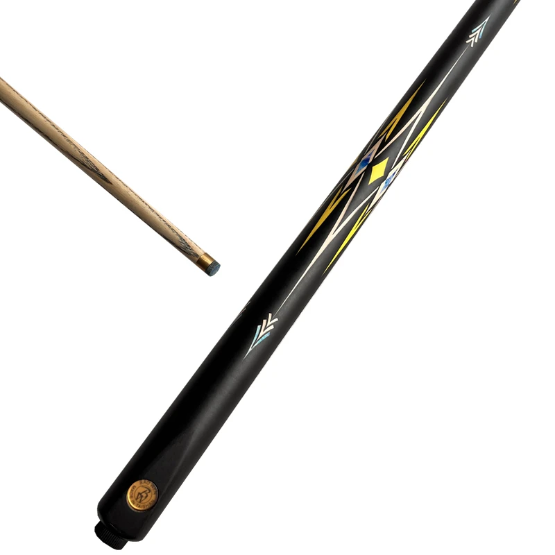 【冰斧】台球杆小头杆中式黑八专用球杆抖音新款颜值桌球杆一体通杆