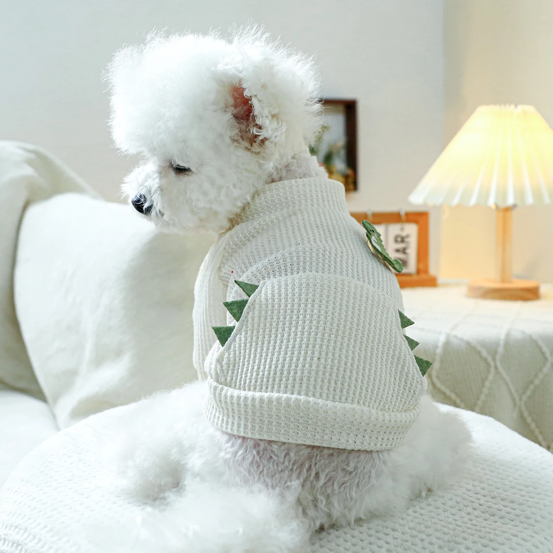 达达恐龙圆领衫狗狗服饰比熊博美泰迪小型犬可爱