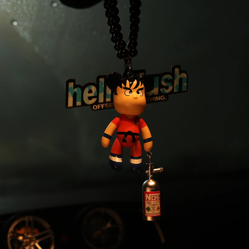 暴力熊汽车香水瓶挂件 车内视镜挂饰香水挂件香薰车载装饰挂吊坠