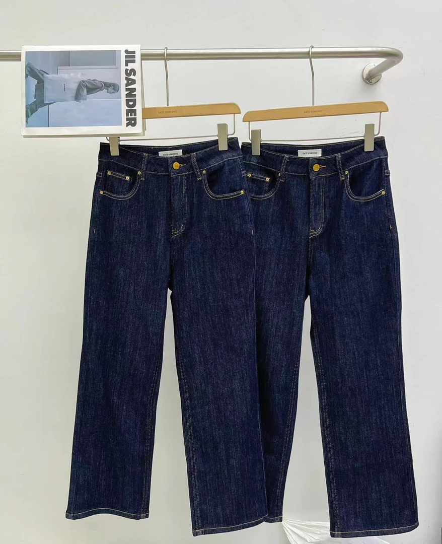 韩国首尔家直筒九分烟管裤5315