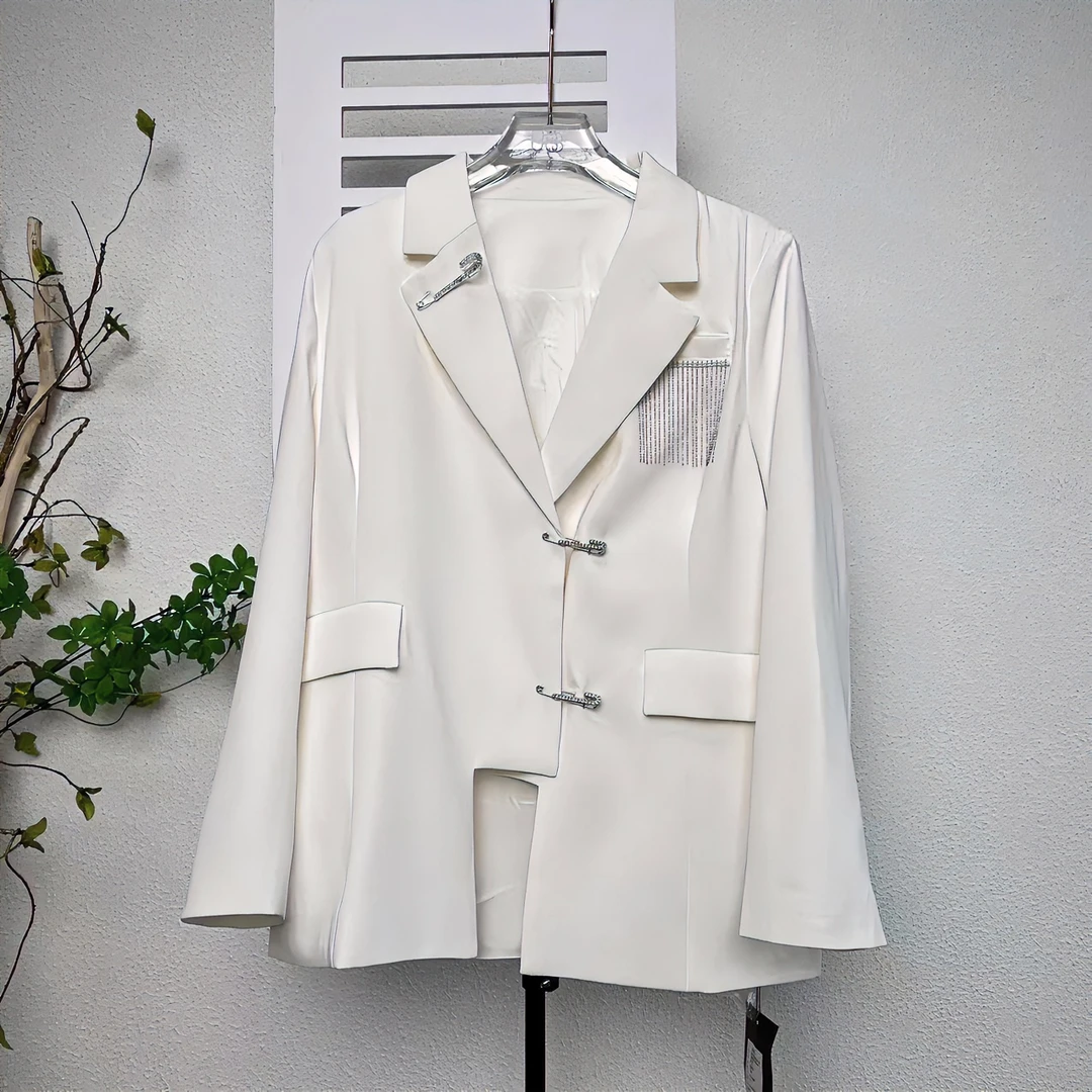 西装外套女设计感小众新款高级感西服炸街西装6667